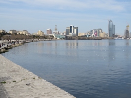 Baku harbour